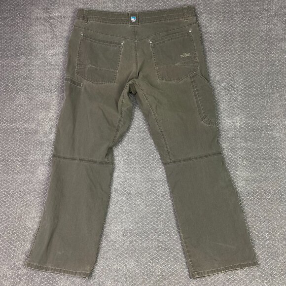 Kuhl Revolvr Pants Men's 38 x 32 Fits 38 x 30 Olive Green Hiking Outdoor - Picture 9 of 16